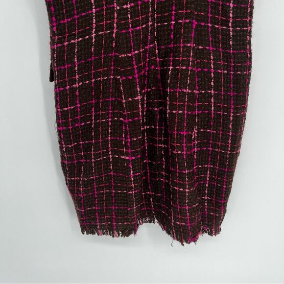 Majorelle Bernadette Tweed Mini dress pink chocolate brown - XS - Picture 10 of 12